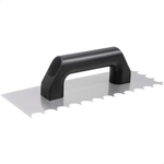 DESEMPENADEIRA AÇO DENTADA 28 X 12 MM RAIO 10 MM COM CABO PLASTICO CORTAG 60961