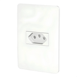CONJUNTO TOMADA BR 2P+T 10A 250V PL/BR ORION  SCHNEIDER ELECTRIC S71302104