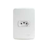 CONJUNTO TOMADA 2P+T 20A 250V PL/BR MILUZ BOSSA  SCHNEIDER ELECTRIC S3B60350