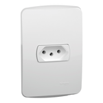 CONJUNTO TOMADA 2P+T 20A 250V PL/BR MILUZ BOSSA  SCHNEIDER ELECTRIC S3B60350