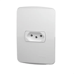 CONJUNTO TOMADA 2P+T 10A 250V PL/BR MILUZ BOSSA  SCHNEIDER ELECTRIC S3B60340