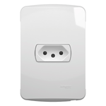 CONJUNTO TOMADA 2P+T 10A 250V PL/BR MILUZ BOSSA  SCHNEIDER ELECTRIC S3B60340