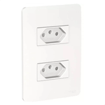 CONJUNTO 2 TOMADAS BR 2P+T 10A 250V PL/BR ORION SCHNEIDER ELECTRIC S71322104
