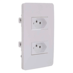 CONJUNTO 2 TOMADAS BR 2P+T 10A 250V PL/BR ORION SCHNEIDER ELECTRIC S71322104