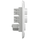CONJUNTO 2 INTERRUPTORES SIMPLES 2P+T 10A 250V PL/BR MILUZ B  SCHNEIDER ELECTRIC S3B69050