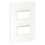 CONJUNTO 2 INTERRUPTORES SIMPLES 10AX 250V PL/BR ORION  SCHNEIDER ELECTRIC S71320104