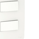 CONJUNTO 2 INTERRUPTORES SIMPLES 10AX 250V PL/BR ORION  SCHNEIDER ELECTRIC S71320104