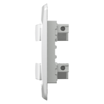 CONJUNTO 2 INTERRUPTORES SIMPLES 10A 250V PL/BR MILUZ BOSSA  SCHNEIDER ELECTRIC S3B62110