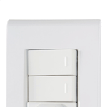 CONJUNTO 2 INTERRUPTOR 10A + 1 TOMADA 2P+T 10A 250V LIZ  TRAMONTINA 57170073