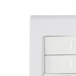 CONJUNTO 2 INTERRUPTOR 10A + 1 TOMADA 2P+T 10A 250V LIZ  TRAMONTINA 57170073