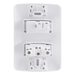 CONJUNTO 1 INTERRUPTOR SIMPLES 6A + 1 TOMADA 2P+T 10A 250V ARIA TRAMONTINA 57241064