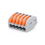 CONECTOR DE EMENDA E DERIVAÇÃO 0,5 A 4MM, 5P, 32A, CINZA DECORLUX CE4325
