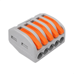 CONECTOR DE EMENDA E DERIVAÇÃO 0,5 A 4MM, 5P, 32A, CINZA DECORLUX CE4325