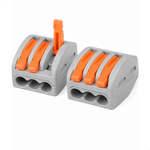 CONECTOR DE EMENDA E DERIVAÇÃO 0,5 A 4MM, 3P, 32A, CINZA DECORLUX CE4323