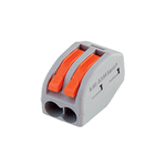 CONECTOR DE EMENDA E DERIVAÇÃO 0,5 A 4MM, 2P, 32A, CINZA DECORLUX CE4322