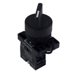CHAVE SELETORA PLASTICA ED21 - 2 POSICOES - 1NA - MANOPLA CURTA SIBRATEC 04396