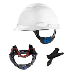 CAPACETE SEGURANÇA BRANCO NOVO AJUSTE H-700 3M HB004570881