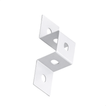 CANTONEIRA ZZ 38X38 MM CHAPA 1,25 MM GE VILLEFIX 21403