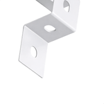 CANTONEIRA ZZ 38X38 MM CHAPA 1,25 MM GE VILLEFIX 21403