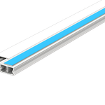 CANALETA 20X10 BRANCA FITA DUPLA FACE  ENERBRAS 361/2-EF COM DIVISORIA