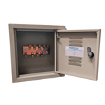 CAIXA EQUALIZAÇÃO EMBUTIR 26X26 CM COM BARRA E 9 TERMINAIS PARATEC 970
