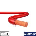 CABO VERMELHO 1KV 6,00 MM2 -
