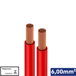 CABO VERMELHO 1KV 6,00 MM2 -