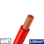 CABO VERMELHO 1KV 2,50 MM2 -