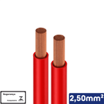 CABO VERMELHO 1KV 2,50 MM2 -
