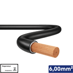 CABO PRETO 1KV 6,00 MM2 -