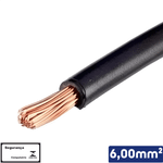 CABO PRETO 1KV 6,00 MM2 -