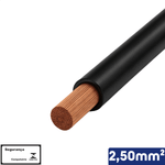 CABO PRETO 1KV 2,50MM2 -