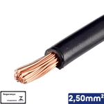 CABO PRETO 1KV 2,50MM2 -