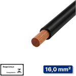 CABO PRETO 0,6/1 KV 16,00 MM2 -