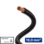 CABO PRETO 0,6/1 KV 16,00 MM2 -