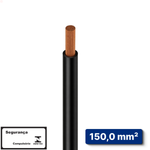 CABO PRETO 0,6/1 KV 150,00 MM2 -