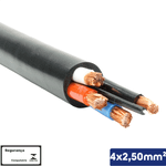 CABO PP PRETO 4X2,50 MM2 1KV -VC/X PP - 14510400956