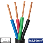 CABO PP PRETO 4X2,50 MM2 1KV -VC/X PP - 14510400956