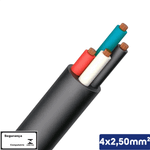 CABO PP PRETO 4X2,50 MM2 1KV -VC/X PP - 14510400956