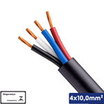 CABO PP PRETO 4X10,00 MM2 1KV -VC/X - 14510401256