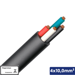 CABO PP PRETO 4X10,00 MM2 1KV -VC/X - 14510401256