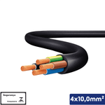 CABO PP PRETO 4X10,00 MM2 1KV -VC/X - 14510401256