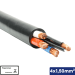 CABO PP PRETO 4X1,50 MM2 1KV -VC/X PP - 14510400856