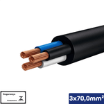 CABO PP PRETO 3X70,00 MM2 1KV -VN/X - 14510301757