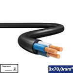 CABO PP PRETO 3X70,00 MM2 1KV -VN/X - 14510301757