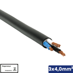 CABO PP PRETO 3X4,00 MM2 1KV -VC/X PP - 14510301056