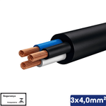 CABO PP PRETO 3X4,00 MM2 1KV -VC/X PP - 14510301056