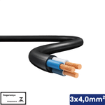 CABO PP PRETO 3X4,00 MM2 1KV -VC/X PP - 14510301056