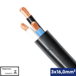 CABO PP PRETO 3X16,00 MM2 1KV -VC/X - 14510301356