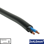 CABO PP PRETO 2X4,00 MM2 1KV -VC/X - 14510201056